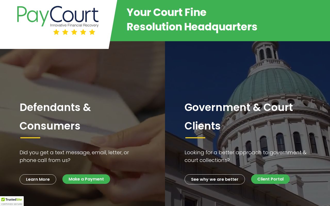 Bruceville court docket collection payment route