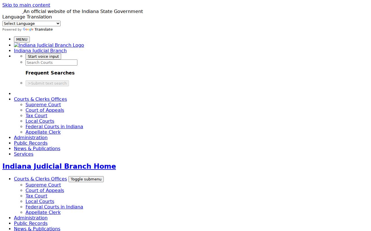 Official search tips for Knox County civil docket searches