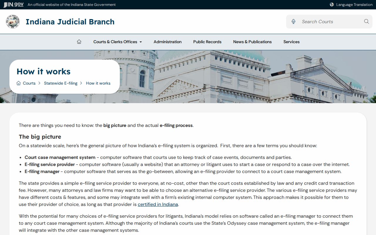 E-filing workflow behind Knox County court date docket entries